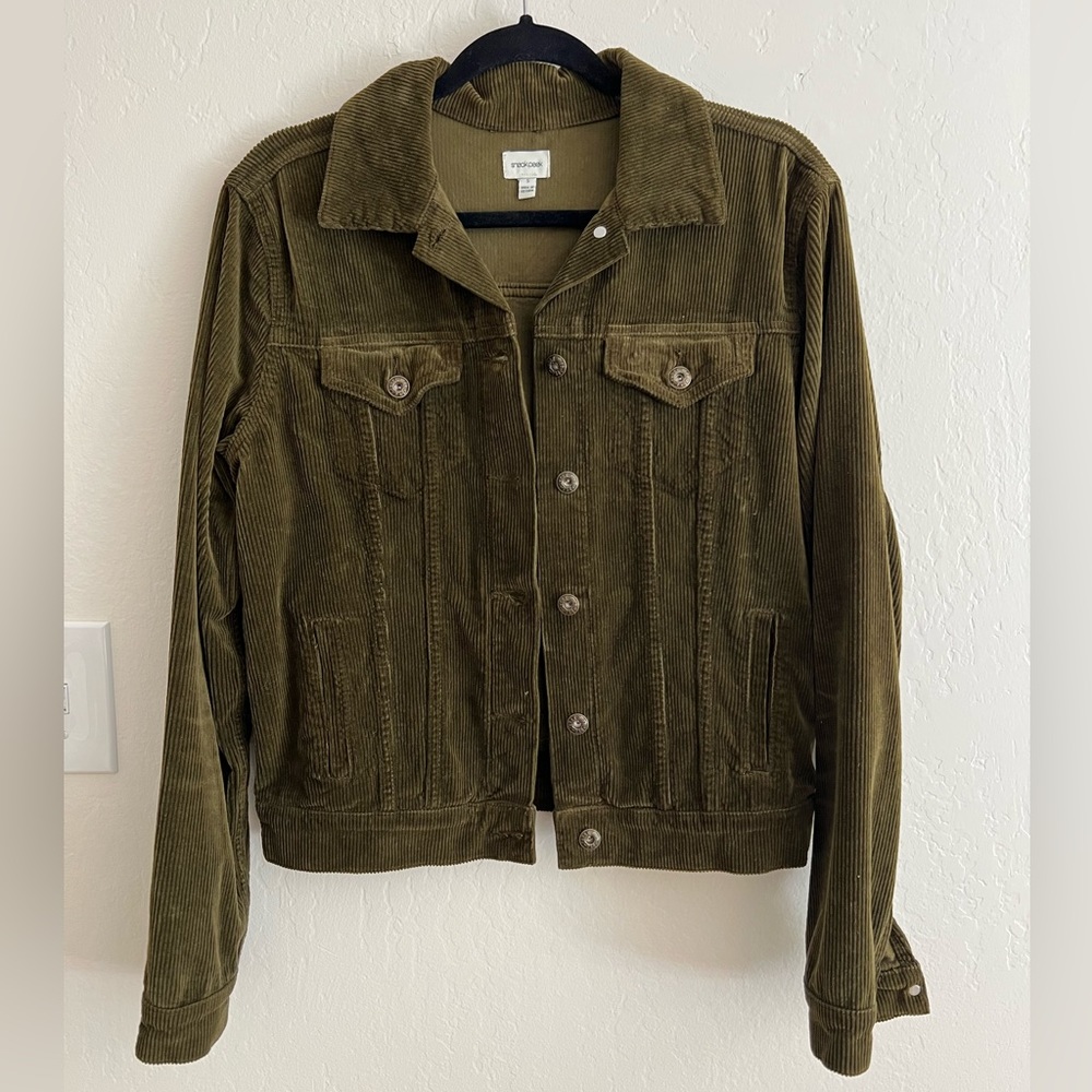 Olive Green Corduroy Jacket